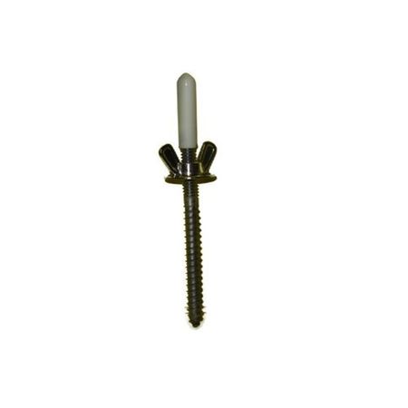 SIMPSON STRONG-TIE Concrete Screw, 1/4" Dia., 3-7/16 in. L, 302 Stainless Steel SPS25344-KT